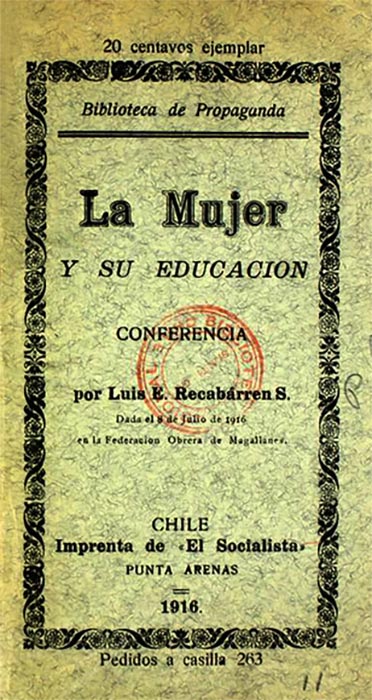 1916 la mujer y su educacion front web