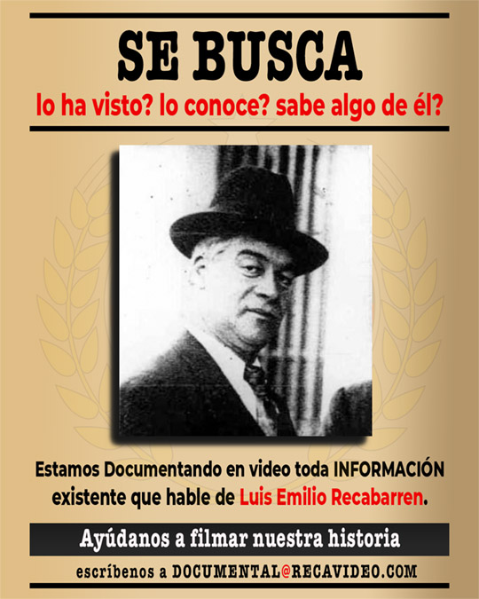 AFICHE DOCUMENTAL RECABARREN